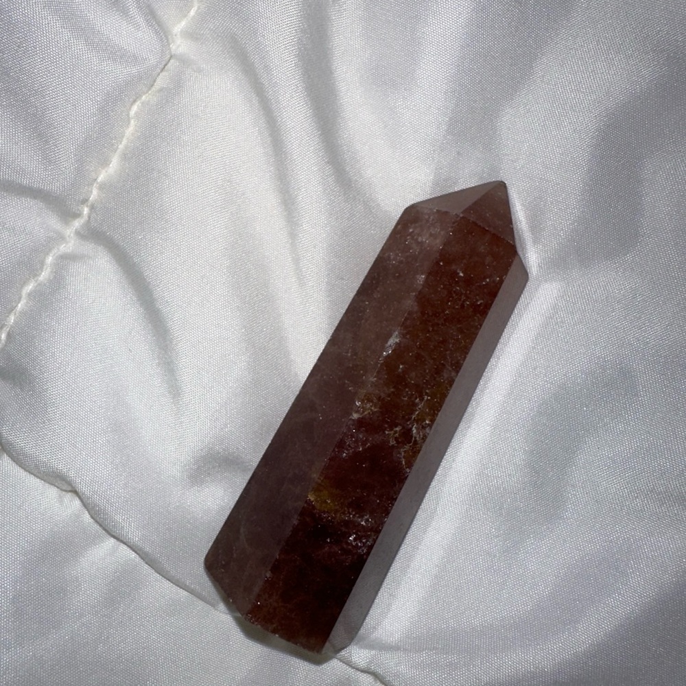 Purple Amethyst Crystal Gemstone Healing Tower